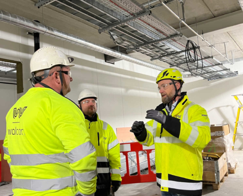 Walcon leverer og monterer nøkkelferdige tradisjonelle sprinkleranlegg og high-fog vanntåkeanlegg til datasenter i Oslo.
